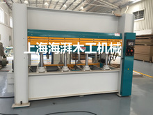 上海海湃160吨3层标准木皮热压机价格，木片拼板机
