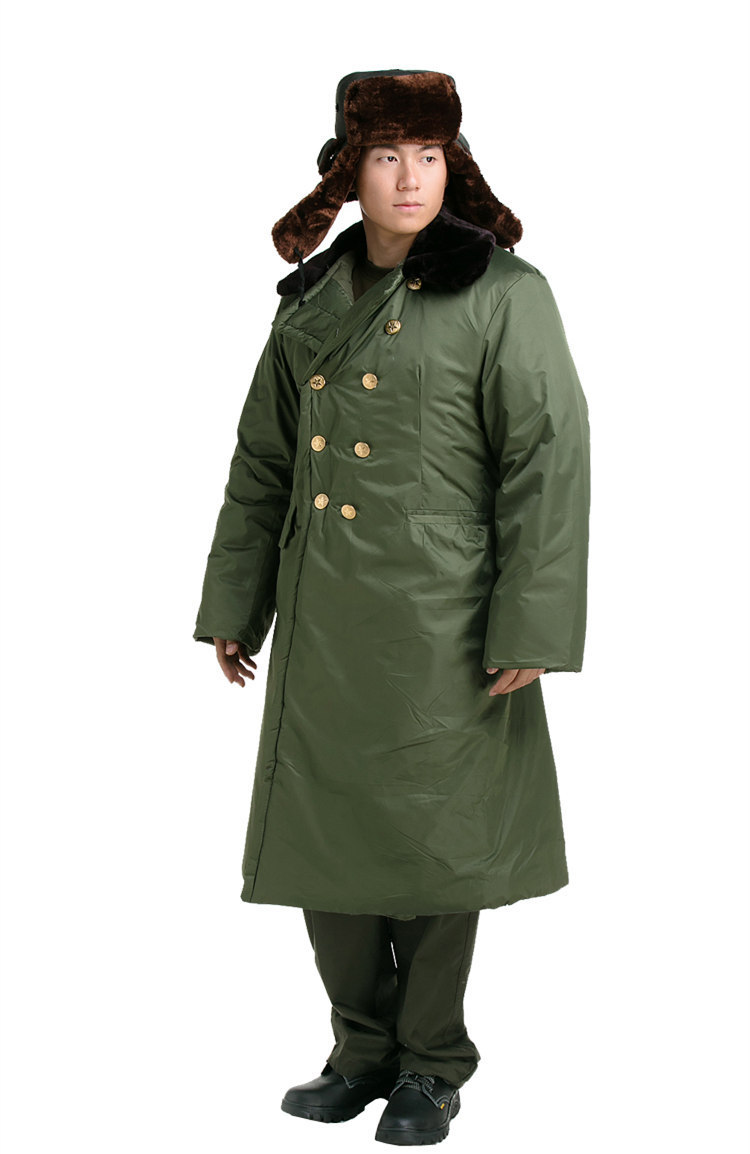 加厚大衣北方加长款7斤涤卡棉大衣