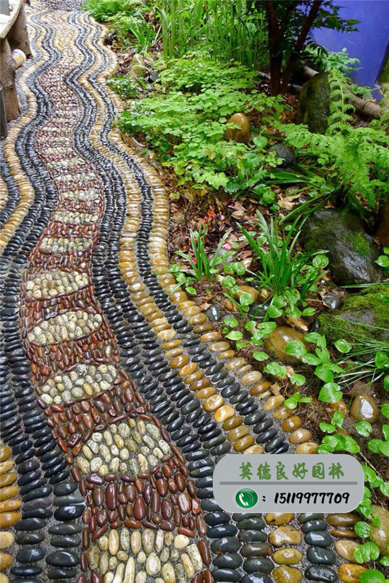 园林景观中最常见的鹅卵石造景手法