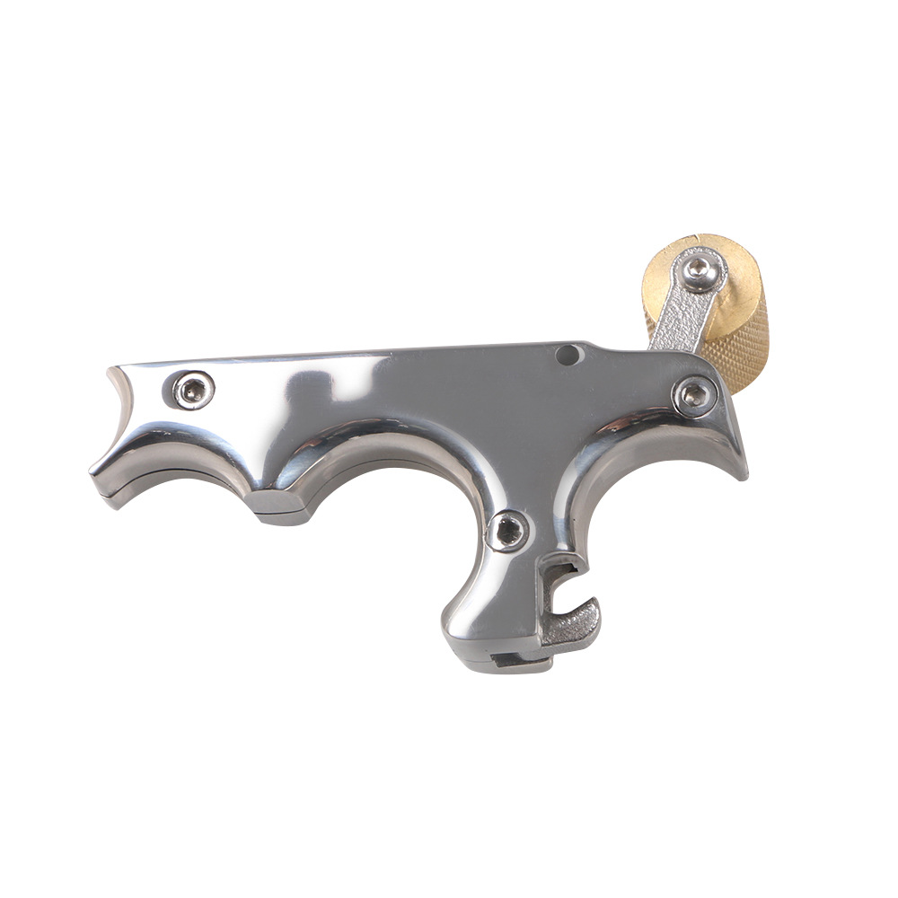 复合弓撒放器 握式不锈钢金属机械撒放 弓箭配件 弓弦d环使用