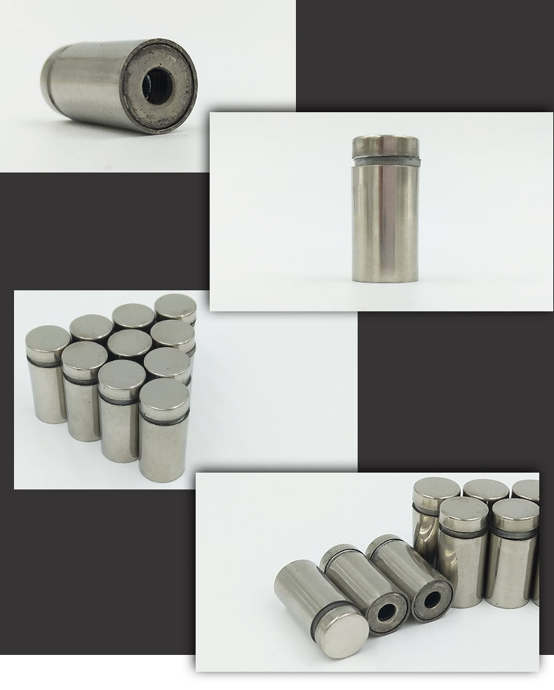 厂家定制镜面广告钉12mm铜制广告钉 铜招牌支架 铜装饰广告钉