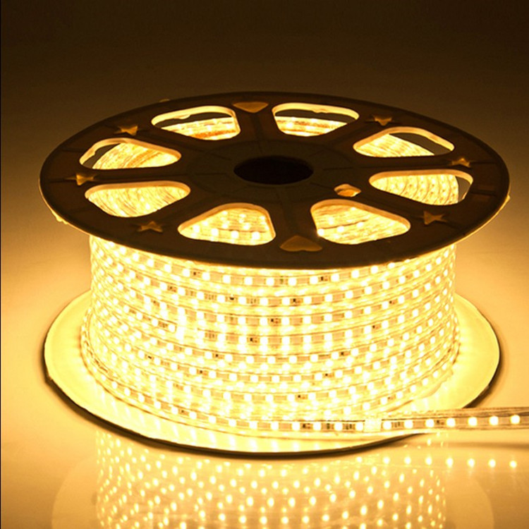 led 三色变光灯带家装吊顶灯槽灯条220v客厅天花灯池高亮变色光带