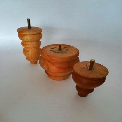 葫芦脚柜子脚沙发脚櫈脚家具斜木脚方形木腿凳子实木脚茶几实木脚