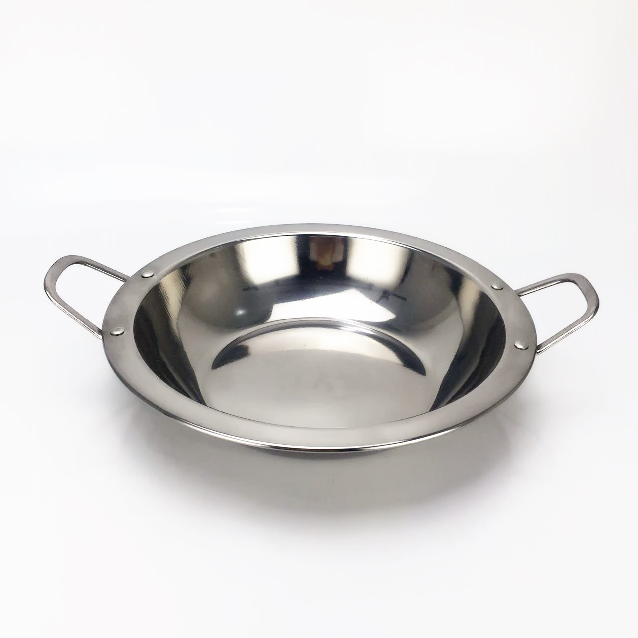 5 特厚 宽边锅 平底锅仔不锈钢 酒精炉干锅 小火锅 可调节