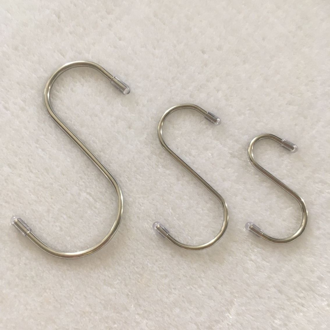 揭阳厂家直销不锈钢s钩子s型挂钩s勾厨房门后钩无痕挂钩多功能s钩