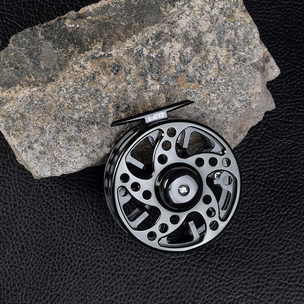 27881 LEO/ Leou [AP Series All-Aluminum Alloy CNC Fly Wheel] Release the force fishing wheel before fly fishing pic 19