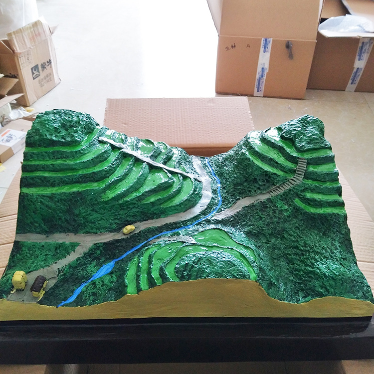 梯田地貌模型 地理教室 18种地貌 教学仪器 演示地理园立体