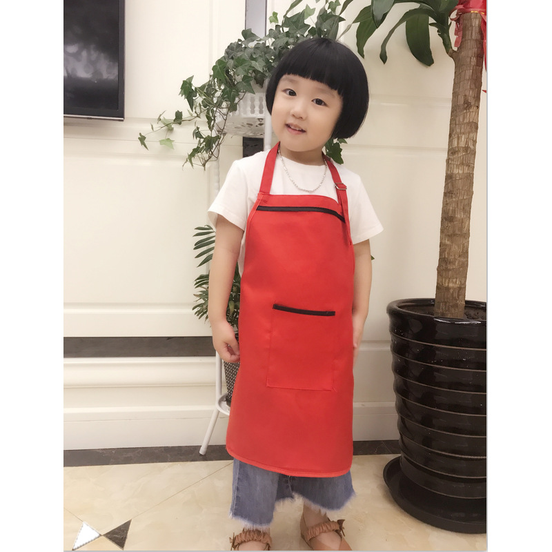 华美特 韩式风格 围裙定制幼儿园绘画