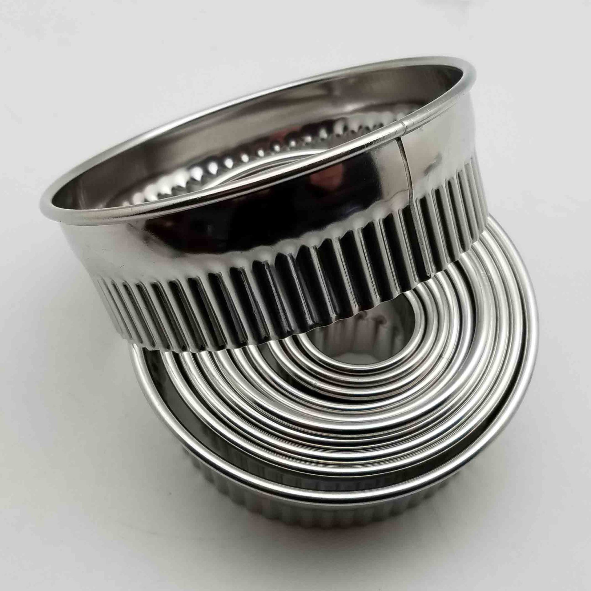 厂家特惠 不锈钢比饼干模具 11头切模套装 高档酒店烘焙用品批发