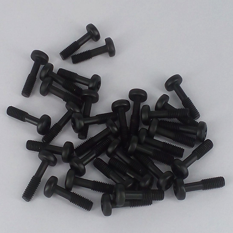 不锈铁螺丝电镀黑铬加工金属表面处理电镀哑黑色五金电镀黑铬加工