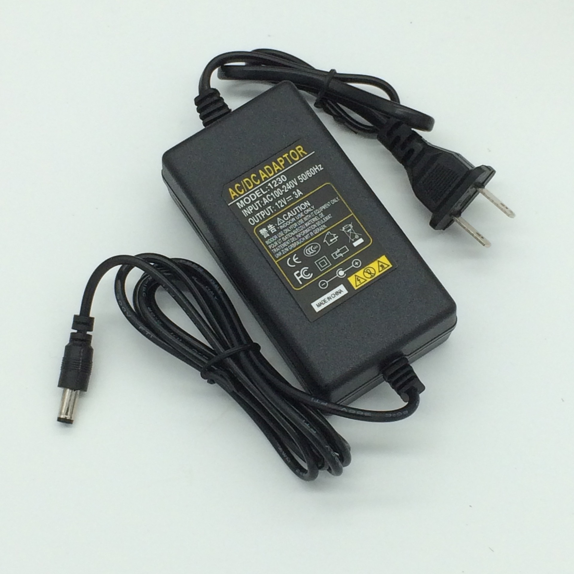 美规双线12v3a电源适配器 监控电源 液晶显示器电源 12v2.5a电源