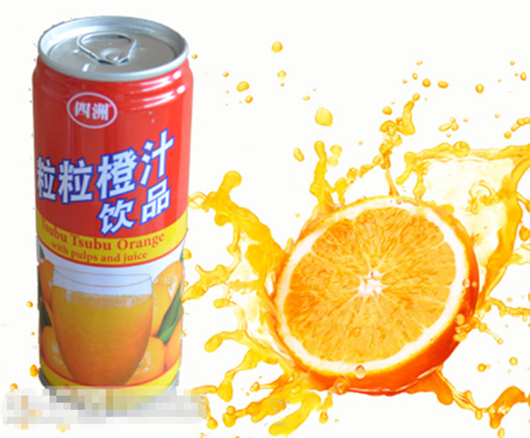 四洲粒粒橙 橙汁饮品240ml
