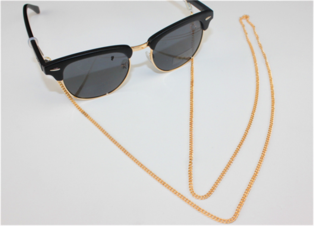 眼镜配件 手工纯铜金属链条坠感眼镜挂绳防滑链老花镜链子挂链