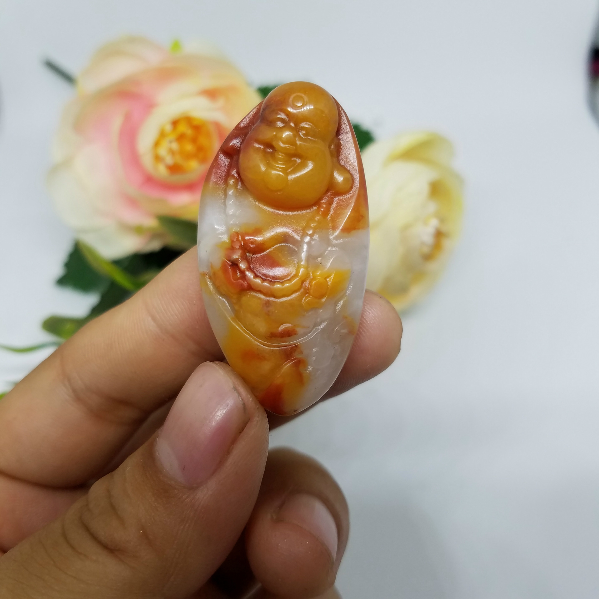 天然新疆戈壁玉三彩玉金丝玉黄龙玉玉石吊坠挂件量大从优走江湖