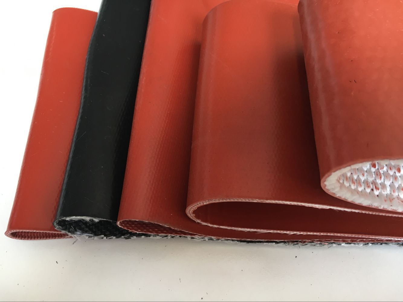 风管法兰垫片 成都法兰垫料 南宁高温防火垫片 四川红色不燃橡胶