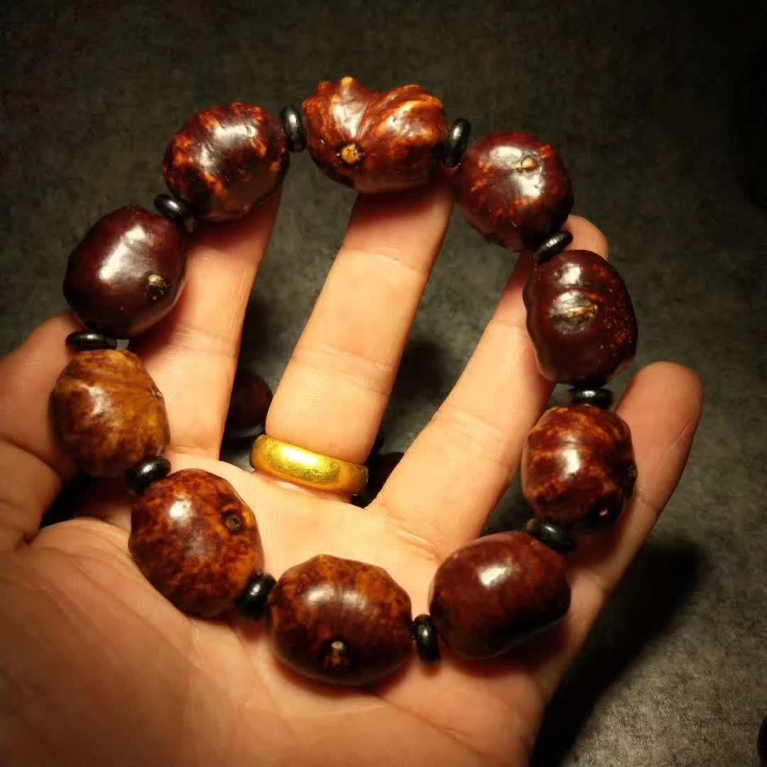 精品龙骨菩提子手串 印度龙骨菩提佛珠 佛手菩提子男女饰品手链