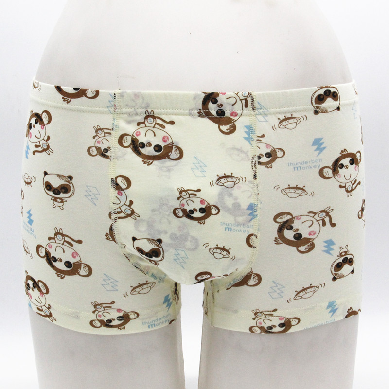 依之舍 3036 男童儿童棉平角四角裤青年透气贴身潮短内裤头