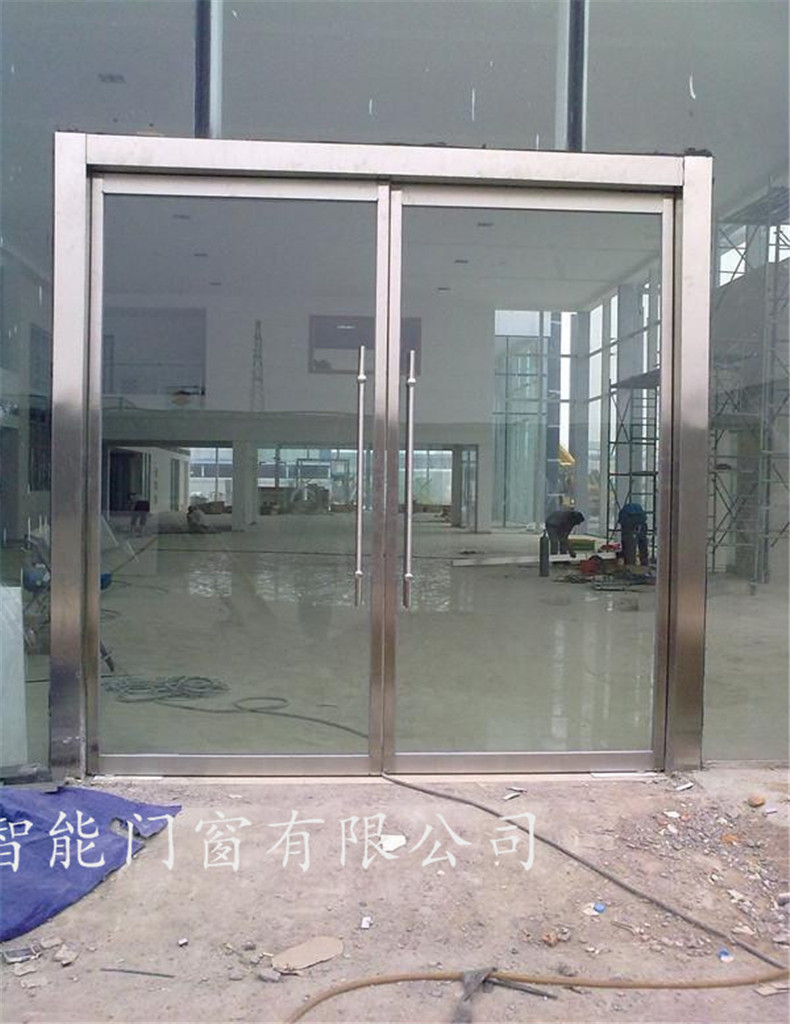 厂家直销不锈钢地弹簧门 铝合金型材门可定制专业生产