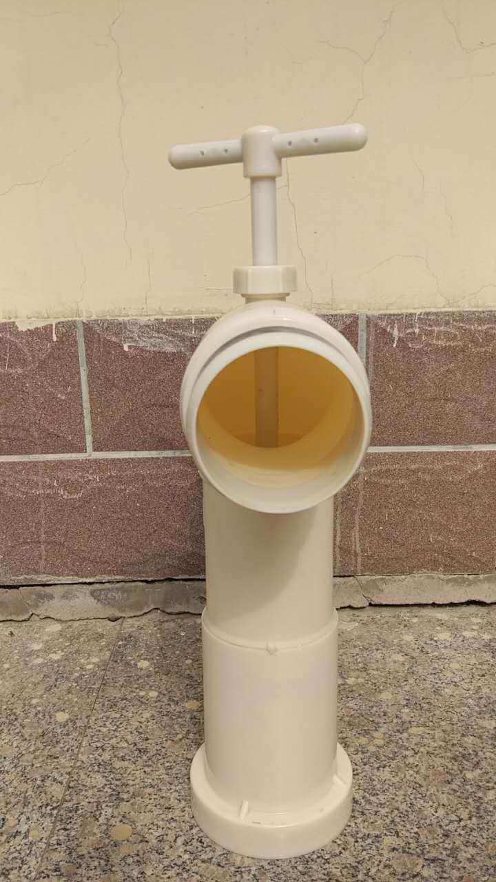 农田灌溉浮体式出水口 带水表 上栓体 规格110mm