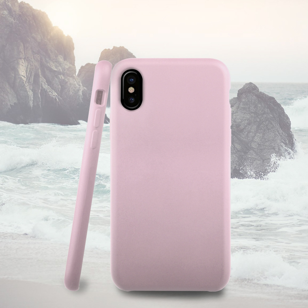 手机壳苹果8 液态硅胶iphonex手机壳超纤保护套手机配件厂家库存