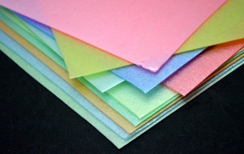 8开45*30手工折纸剪纸优质吹塑纸 厚双层儿童彩色版画材料 吹塑纸