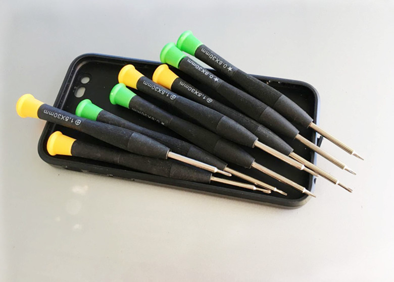 厂家直销苹果安卓拆机工具加硬螺丝刀十字五角t5t6螺丝刀维修工具