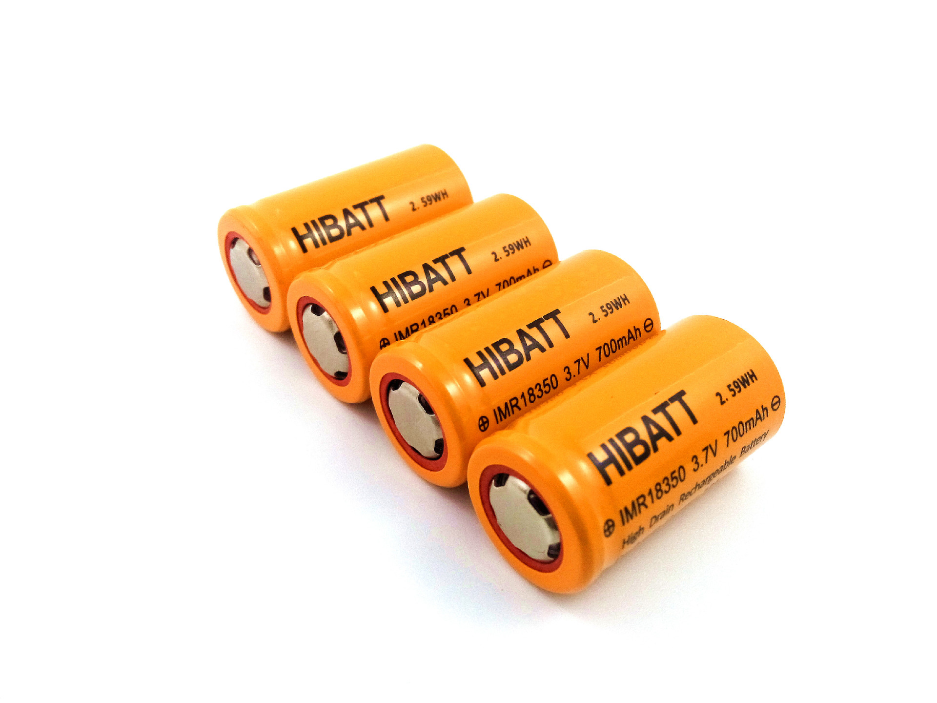 正品hibatt 18350 700mah 动力电池(18500 26650 18650 14500)