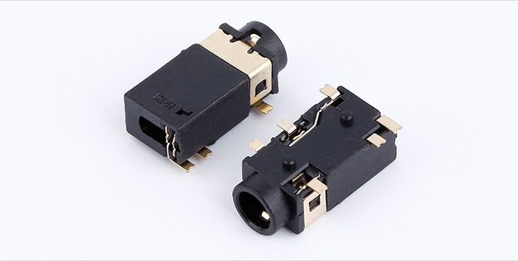 5孔手机耳机插座音频母座 pj-35a002h音响音频贴片插座