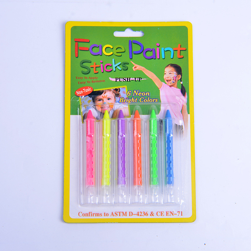 6 Colors Children's Crayons Art Supplies Learning Basic Painting Watercolor Pen Pencil Crayon Gift Wholesale