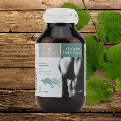 澳洲进口 袋鼠精bio island 男人所选男性滋补精力 增强活力90粒