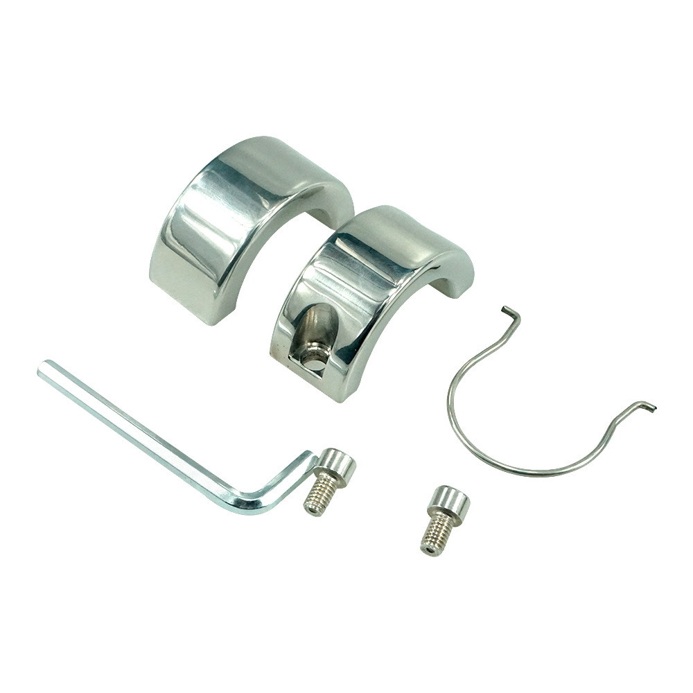 金属不锈钢阴囊束缚器 睾丸负重阳具吊坠环 成人另类情趣用品玩具