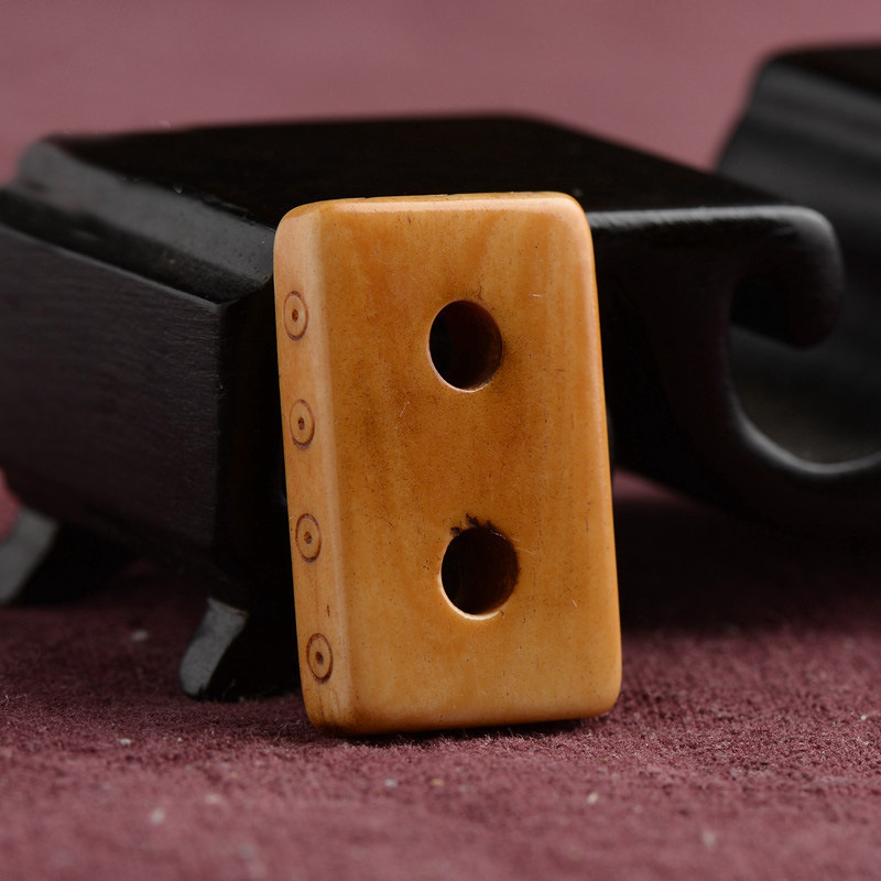 天然驼骨咒点二饼侧挂吊坠隔片隔珠项链佛珠手串金刚星月菩提配饰