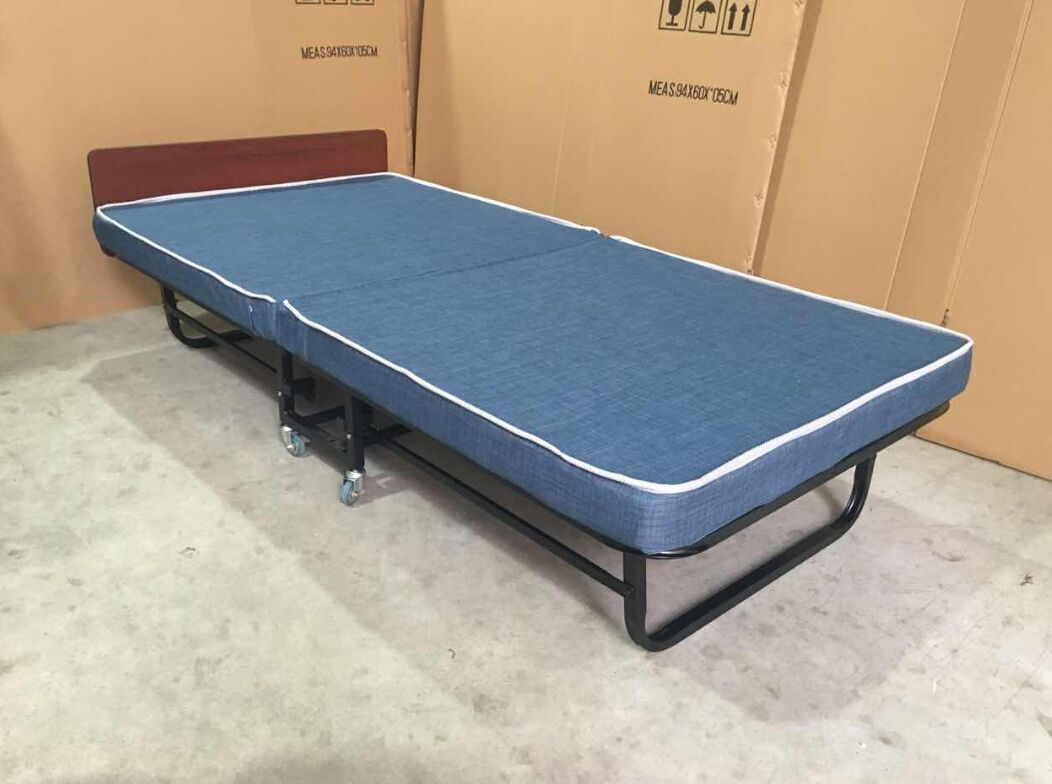 厂家直销0.95米宽折叠床酒店宾馆加床单位午休居家客房床单人床