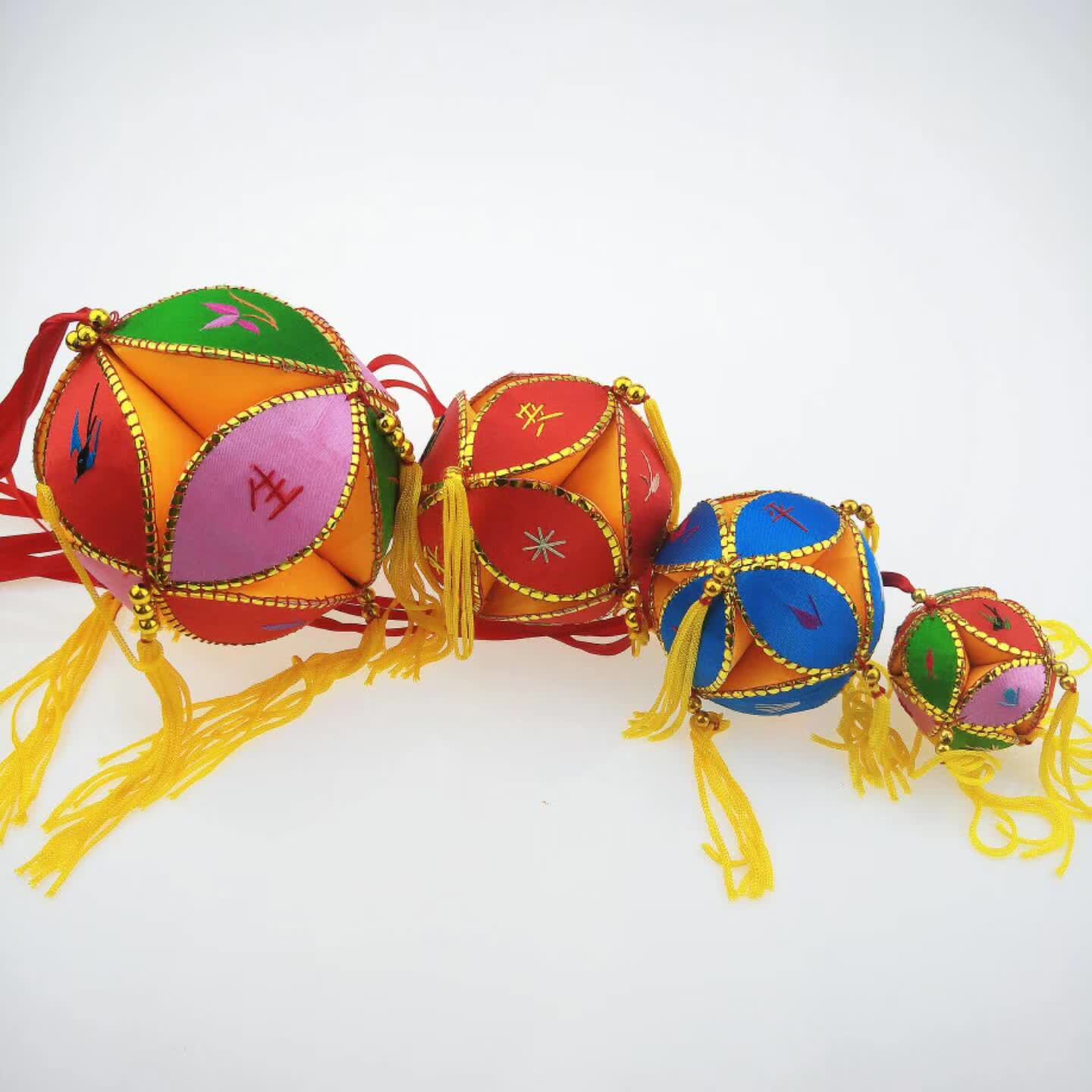 绣球 广西壮族少数民族手工艺品 平安挂饰 婚庆用品 四个规格可选