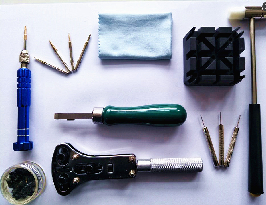 钟表工具套 环保撬刀 多用途14合 旋开后盖 换电池截表带 撬后盖