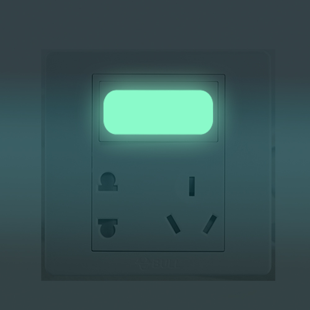 afg3001 跨境创意欧美夜光开关按钮贴 墙面装饰夜光墙贴