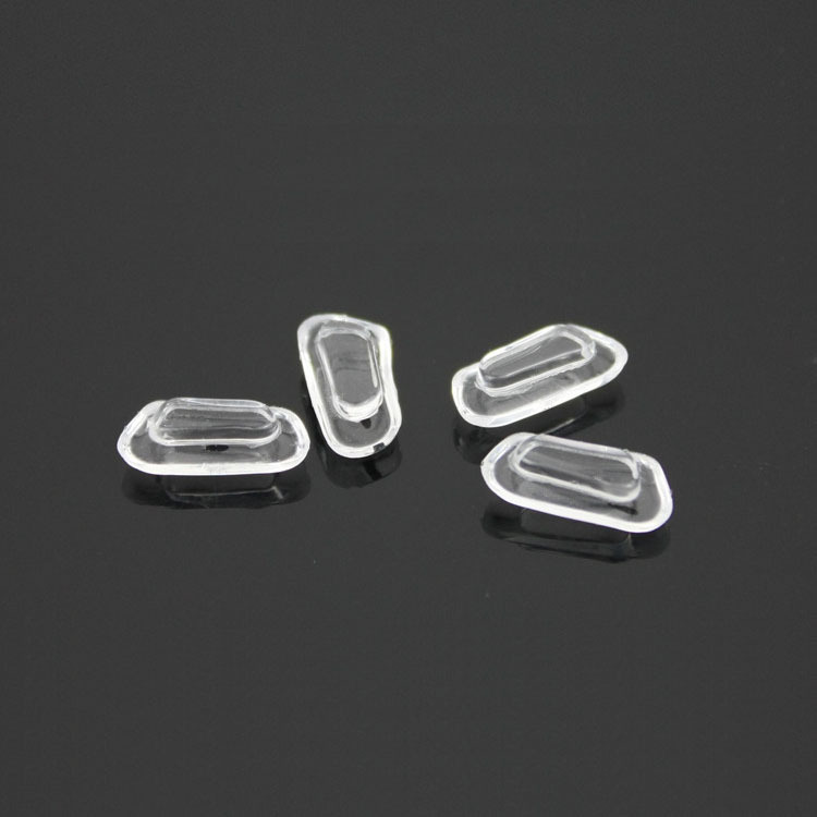 眼镜配件批发 钨碳架硅胶鼻托 硅胶卡口鼻托 塑钢眼镜鼻托 h-58