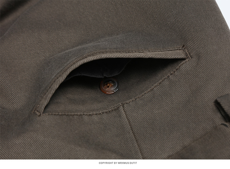 mrxmus dutit新款秋冬纹理小直筒男休闲裤 简约斜袋 舒适 md0071