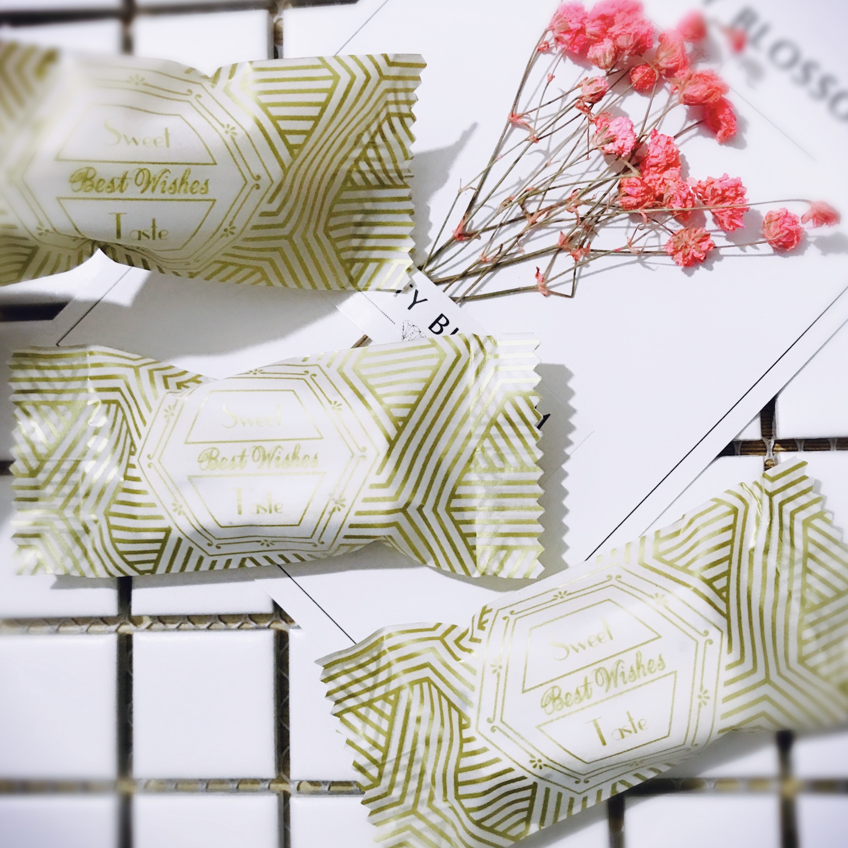 厂家直销手工牛轧糖包装袋糖纸 奶糖内包装糖果袋机封袋200只