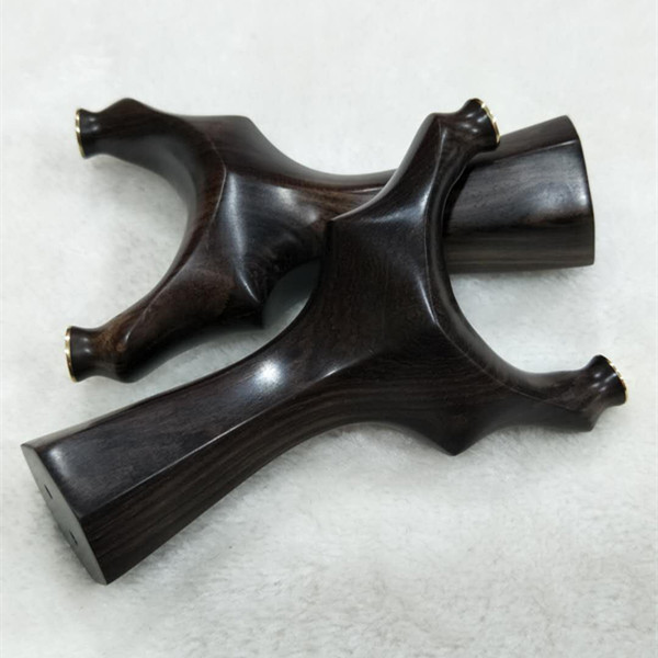 反曲紫光檀铜头天罡弹弓 实木七楞天罡飞虎弓户外超凡锁凤弹弓