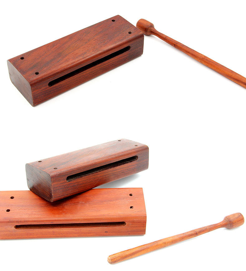 新宝梆子乐器 红花梨中音南梆子 非洲紫檀戏剧方梆子 京剧梆子