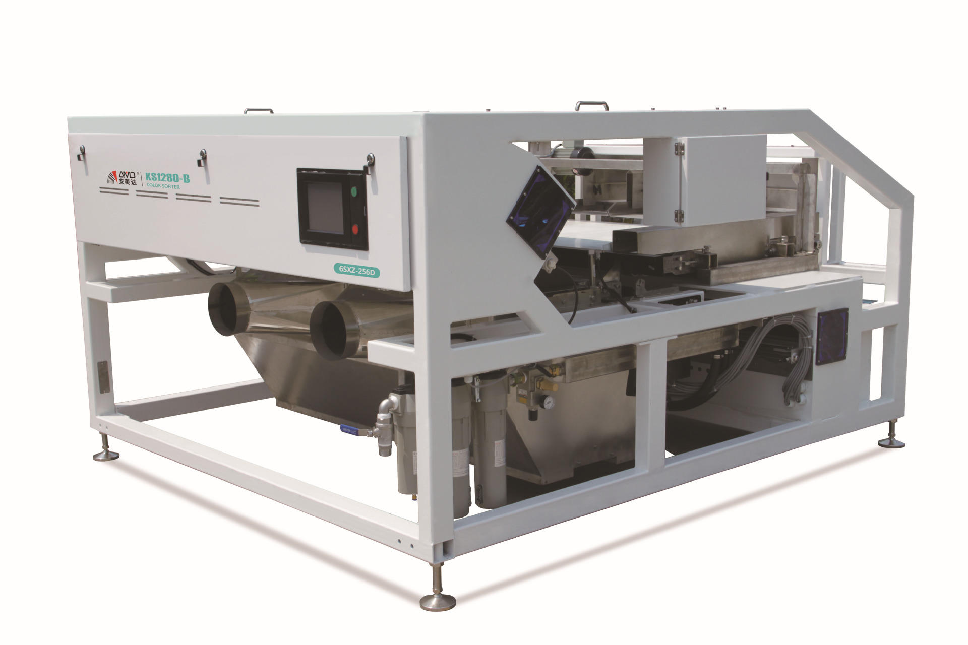 安美达矿石色选机选矿提纯设备26目-4公分石英砂分选机 定金预售