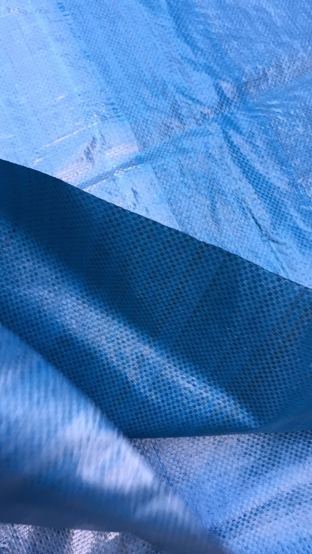 蓝色编织袋 蛇皮袋 物流袋子 100乘以120 蓝色覆膜加厚 工厂