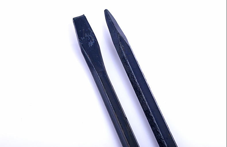 厂家直销六角钢消防撬棍批发工地撬棒 多种规格圆头扁头两用撬