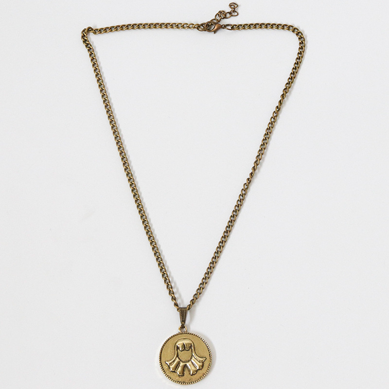 欧美 冰与火之歌无面人纪念币 权力游戏艾莉亚无面者硬币项链吊坠