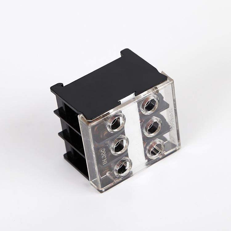 定制环保in30bk系列欧式端子座 耐温阻燃接线端子排