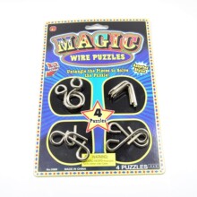 古典益智玩具 九连环4件套 四件套装智力扣MAGIC wire puzzle