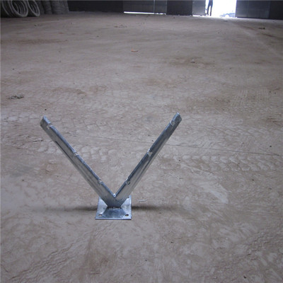 后热镀锌v型支架螺旋刀片刺网|墙头安装刀片刺网