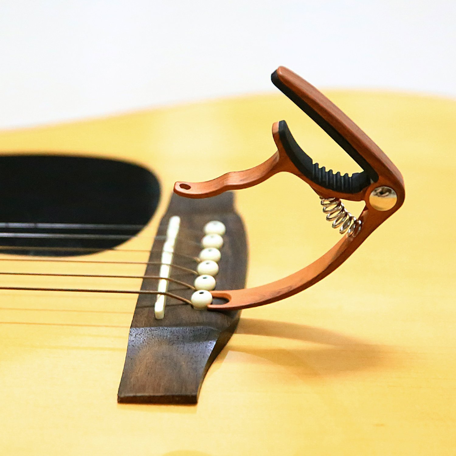 新款吉他变调夹 原木纹 拨片包 拨片 套装 亚马逊爆款 提供贴牌