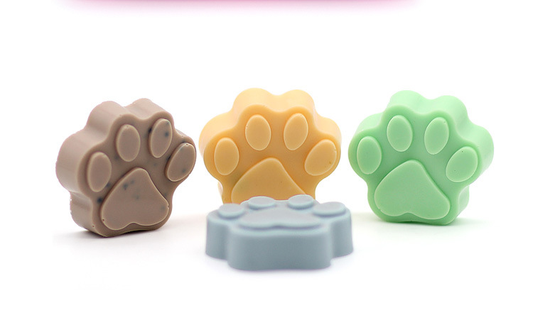 手工皂diy冷制皂模具巧克力蛋糕模可爱猫爪模硅胶模具258